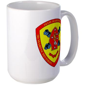 10MR - M01 - 03 - 10th Marine Regiment Large Mug