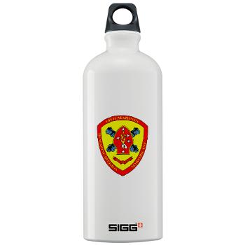 10MR - M01 - 03 - 10th Marine Regiment Sigg Water Bottle 1.0L