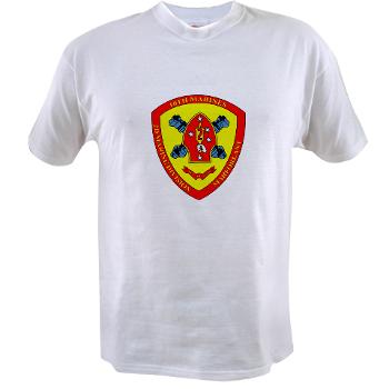 10MR - A01 - 04 - 10th Marine Regiment Value T-Shirt - Click Image to Close