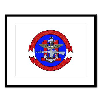 11MEU - M01 - 02 - 11th Marine Expeditionary Unit Large Framed Print