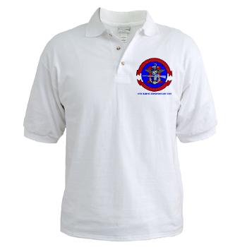 11MEU - A01 - 04 - 11th Marine Expeditionary Unit with Text Golf Shirt
