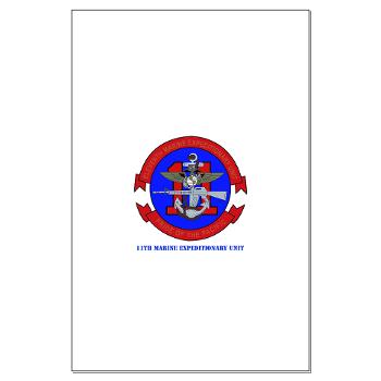 11MEU - M01 - 02 - 11th Marine Expeditionary Unit with Text Large Poster
