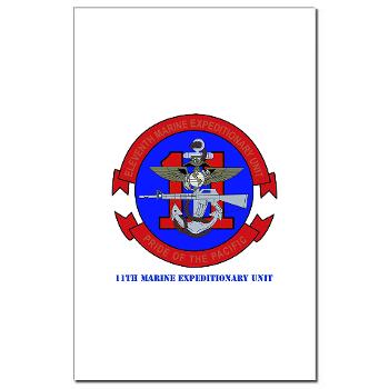11MEU - M01 - 02 - 11th Marine Expeditionary Unit with Text Mini Poster Print