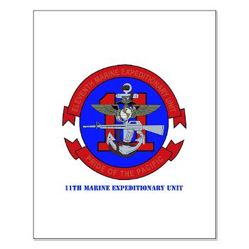 11MEU - M01 - 02 - 11th Marine Expeditionary Unit with Text Small Poster - Click Image to Close