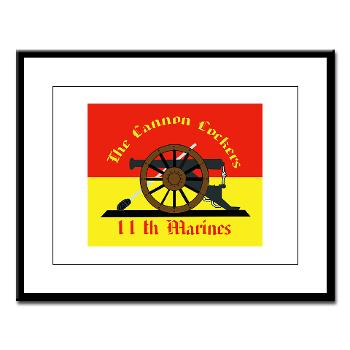 11MR - M01 - 02 - 11th Marine Regiment - Large Framed Print - Click Image to Close