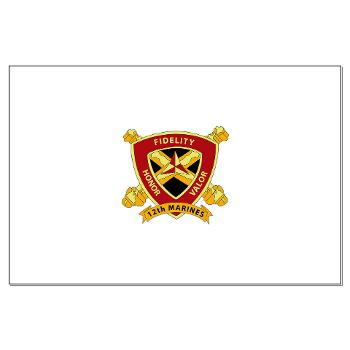 12MR - M01 - 02 - 12th Marine Regiment Large Poster - Click Image to Close