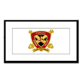 12MR - M01 - 02 - 12th Marine Regiment Small Framed Print - Click Image to Close