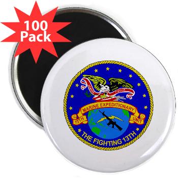 13MEU - M01 - 01 - 13th Marine Expeditionary Unit - 2.25" Magnet (100 pack)
