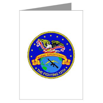 13MEU - M01 - 02 - 13th Marine Expeditionary Unit - Greeting Cards (Pk of 10) - Click Image to Close