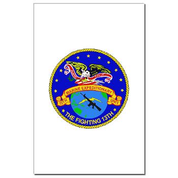 13MEU - M01 - 02 - 13th Marine Expeditionary Unit - Mini Poster Print