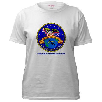 13MEU - A01 - 04 - 13th Marine Expeditionary Unit with Text - Women's T-Shirt