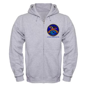 13MEU - A01 - 03 - 13th Marine Expeditionary Unit with Text - Zip Hoodie - Click Image to Close