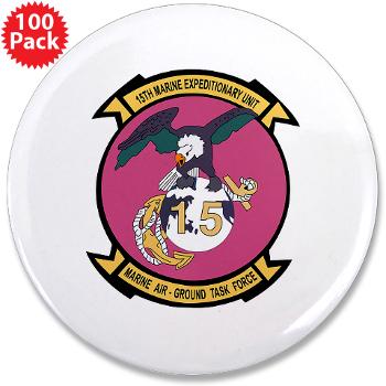 15MEU - M01 - 01 - 15th Marine Expeditionary Unit - 3.5" Button (100 pack)