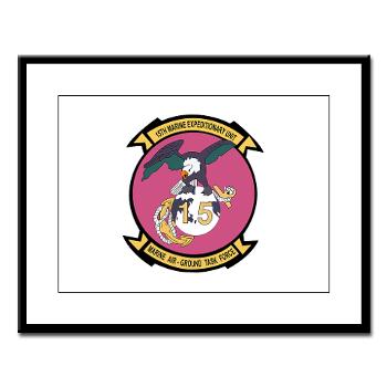 15MEU - M01 - 02 - 15th Marine Expeditionary Unit - Large Framed Print