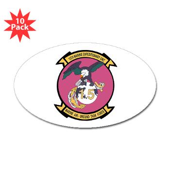 15MEU - M01 - 01 - 15th Marine Expeditionary Unit - Sticker (Oval 10 pk)
