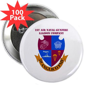 1ANGLC - M01 - 01 - 1st Air Naval Gunfire Liaison Company with Text - 2.25" Button (100 pack)