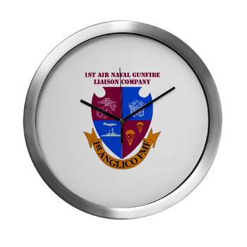 1ANGLC - M01 - 03 - 1st Air Naval Gunfire Liaison Company with Text - Modern Wall Clock - Click Image to Close