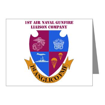 1ANGLC - M01 - 02 - 1st Air Naval Gunfire Liaison Company with Text - Note Cards (Pk of 20)