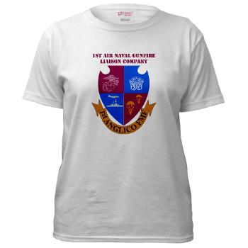 1ANGLC - A01 - 04 - 1st Air Naval Gunfire Liaison Company with Text - Women's T-Shirt