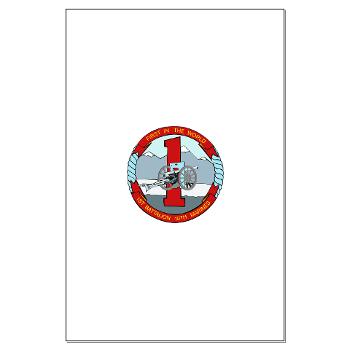 1B10M - M01 - 02 - 1st Battalion 10th Marines - Large Poster