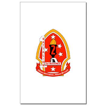 1B2M - M01 - 02 - 1st Battalion - 2nd Marines - Mini Poster Print