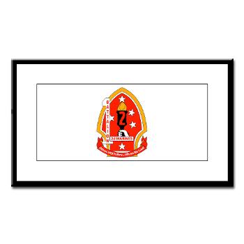 1B2M - M01 - 02 - 1st Battalion - 2nd Marines - Small Framed Print - Click Image to Close