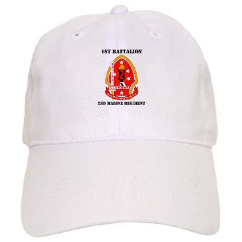1B2M - A01 - 01 - 1st Battalion - 2nd Marines with Text - Cap