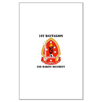 1B2M - M01 - 02 - 1st Battalion - 2nd Marines with Text - Large Poster - Click Image to Close