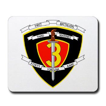 1B3M - M01 - 03 - 1st Battalion 3rd Marines Mousepad - Click Image to Close