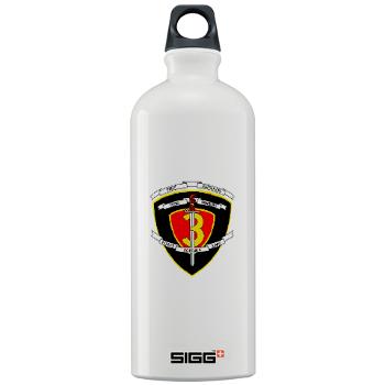 1B3M - M01 - 03 - 1st Battalion 3rd Marines Sigg Water Bottle 1.0L - Click Image to Close