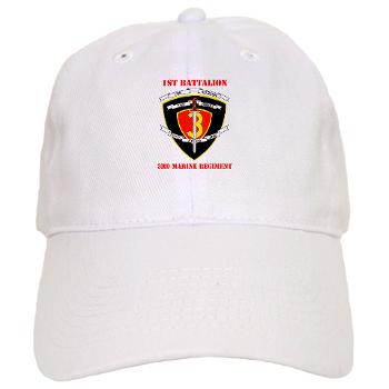 1B3M - A01 - 01 - 1st Battalion 3rd Marines with Text Cap