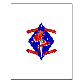 1B4M - M01 - 02 - 1st Battalion - 4th Marines Small Poster
