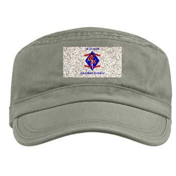 1B4M - A01 - 01 - 1st Battalion - 4th Marines with Text Military Cap