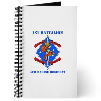 1B4M - M01 - 02 - 1st Battalion 4th Marines with Text - Journal