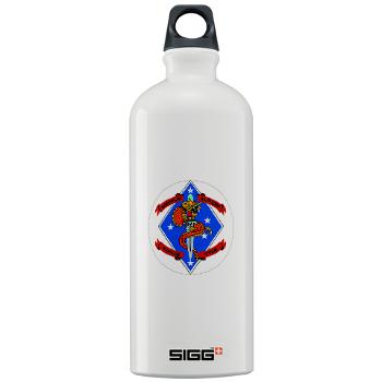 1B4M - M01 - 03 - 1st Battalion 4th Marines - Sigg Water Bottle 1.0L - Click Image to Close