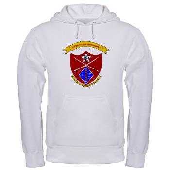 1B5M - A01 - 03 - 1st Battalion 5th Marines Hooded Sweatshirt
