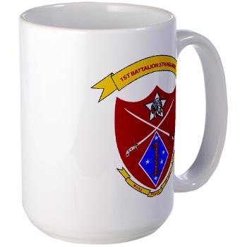 1B5M - M01 - 03 - 1st Battalion 5th Marines Large Mug - Click Image to Close