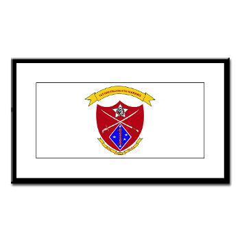 1B5M - M01 - 02 - 1st Battalion 5th Marines Small Framed Print - Click Image to Close