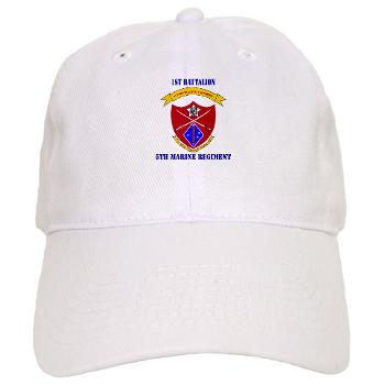 1B5M - A01 - 01 - 1st Battalion 5th Marines with Text Cap