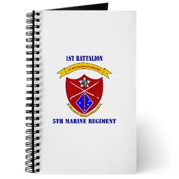 1B5M - M01 - 02 - 1st Battalion 5th Marines with Text Journal