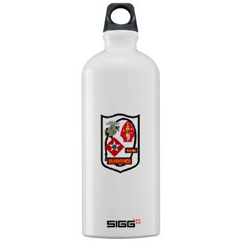 1B6M - M01 - 03 - 1st Battalion - 6th Marines - Sigg Water Bottle 1.0L - Click Image to Close