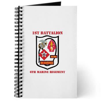 1B6M - M01 - 02 - 1st Battalion - 6th Marines with Text - Journal - Click Image to Close