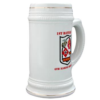 1B6M - M01 - 03 - 1st Battalion - 6th Marines with Text - Stein