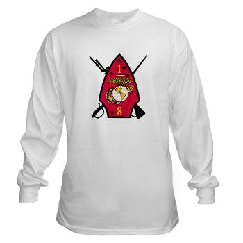 1B8M - A01 - 03 - 1st Battalion - 8th Marines Long Sleeve T-Shirt