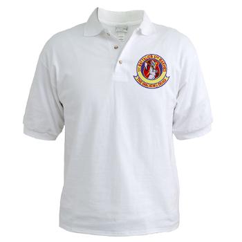 1B9M - A01 - 04 - 1st Battalion - 9th Marines with Text - Golf Shirt - Click Image to Close