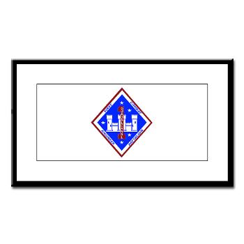 1CEB - M01 - 02 - 1st Combat Engineer Battalion - Small Framed Print