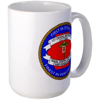 1DB - M01 - 03 - 1st Dental Battalion Large Mug