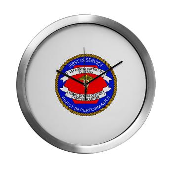 1DB - M01 - 03 - 1st Dental Battalion Modern Wall Clock - Click Image to Close