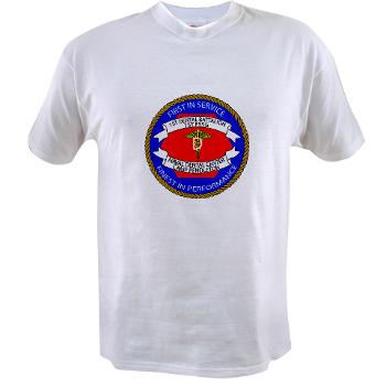 1DB - A01 - 04 - 1st Dental Battalion Value T-Shirt - Click Image to Close