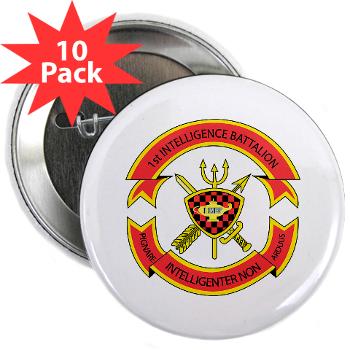 1IB - M01 - 01 - 1st Intelligence Battalion - 2.25" Button (100 pack) - Click Image to Close